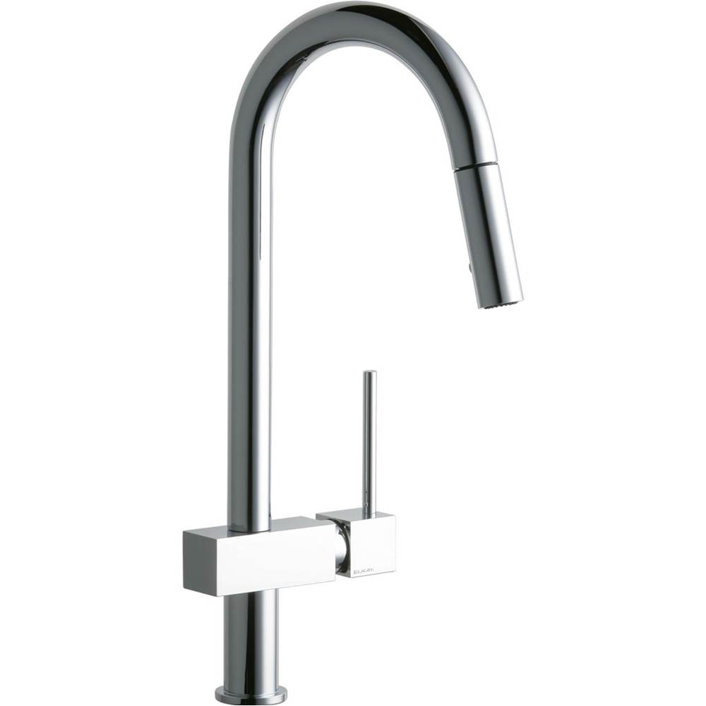 Elkay LKAV2061CR Avado Single Hole Kitchen Faucet Spout Lever Handle Chrome for sale online 